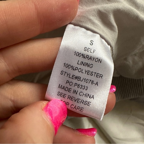 Baeverly gray/blue and white tie-dye puffer jacket size small - Picture 7 of 7